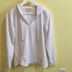Michael Kors white Hooded Top